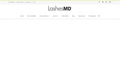 Desktop Screenshot of lashesmd.com